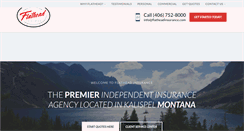 Desktop Screenshot of flatheadinsurance.com